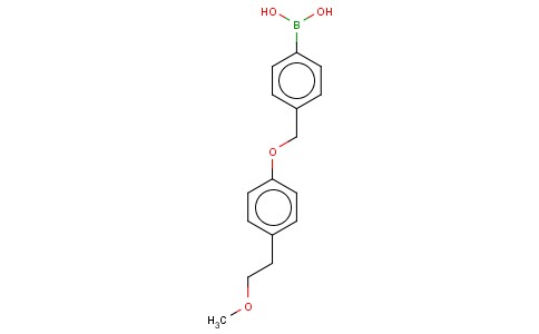 4-[(4'-(2-METHOXYETHYL)PHENOXY)METHYL]PHENYLBORONIC ACID